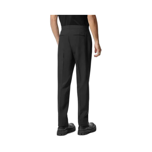 Logo-Appliqué Tapered-Leg Chino Trousers