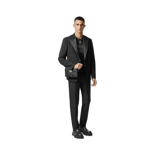 Logo-Appliqué Tapered-Leg Chino Trousers