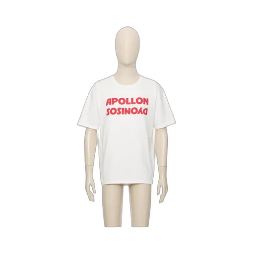 Apollon Dyonisos-Printed Crewneck T-Shirt
