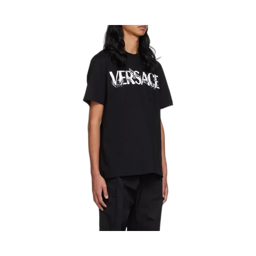 Barocco Silhouette-Print Cotton T-Shirt