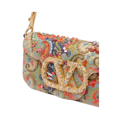 Small LÒCo Paisley Embellished-Clasp Shoulder Bag