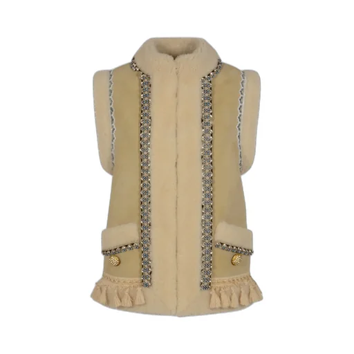 Tassel-Embellished Waistcoat