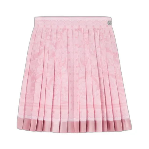 Barocco High-Waist Pleated Mini Skirt