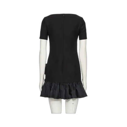 Bow Detailed Short-Sleeved Dress