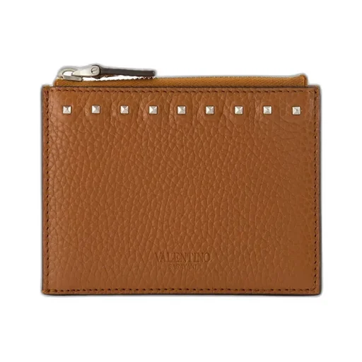 Garavani Rockstud Zipped Card Holder