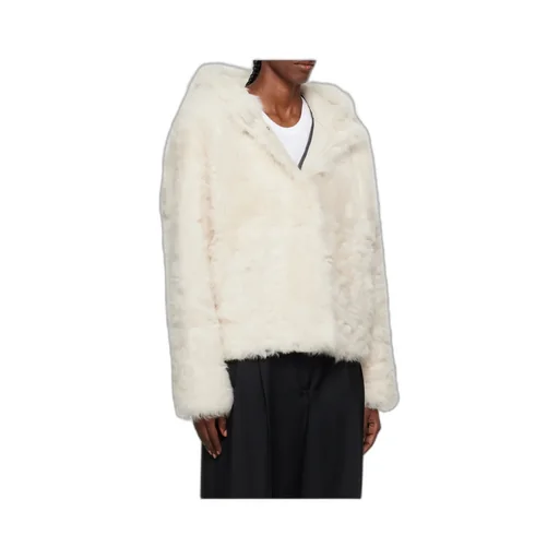 Short Hooded Fur Jacket