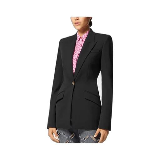 Single-Breasted Buttoned Blazer