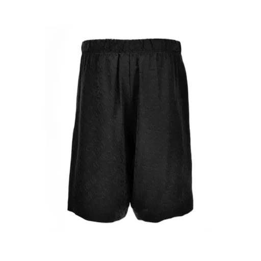 Allover Logo Knee-Length Shorts