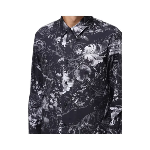 Patterned Long-Sleeved Shirt