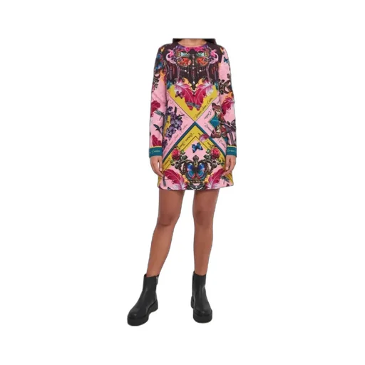 Patterned Mini Dress