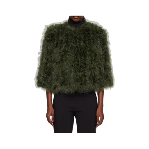 Short Feather Jacket