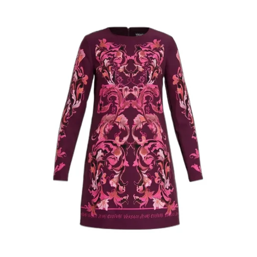 Barocco Print Mini Dress