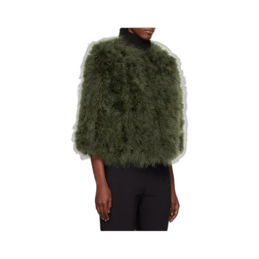 Short Feather Jacket