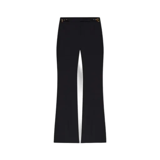 Front Slit Flared Trousers