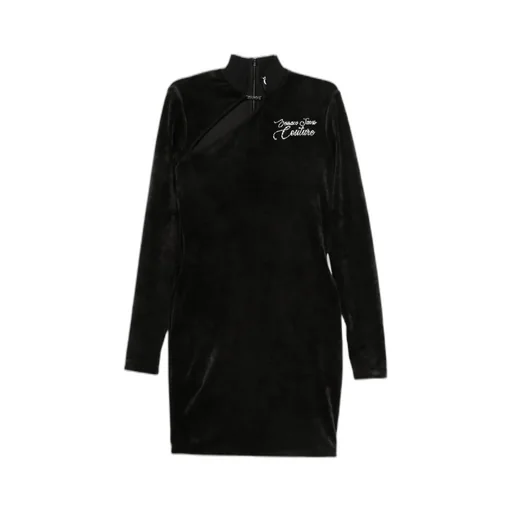Logo Strap-Buckle Mini Dress