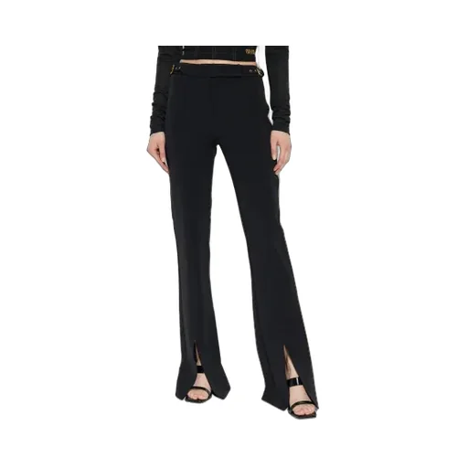 Front Slit Flared Trousers