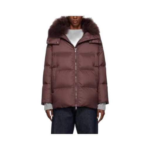 Puffy Hooded Down Jacket