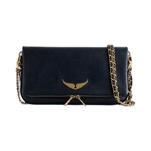 Logo-Plaque Clutch Bag