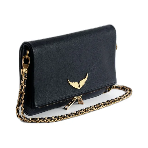 Logo-Plaque Clutch Bag