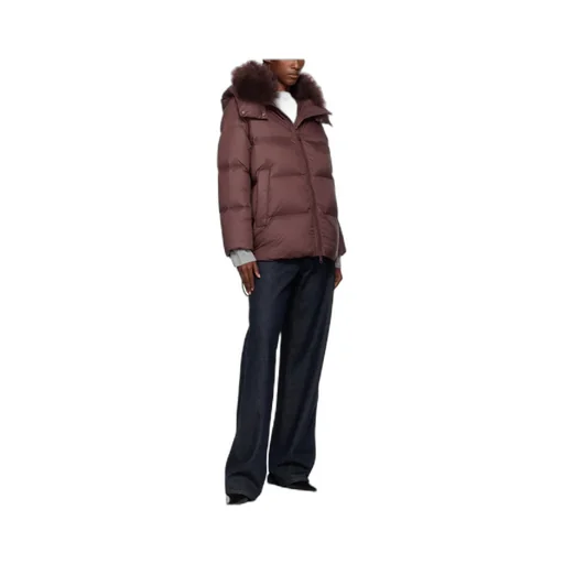 Puffy Hooded Down Jacket