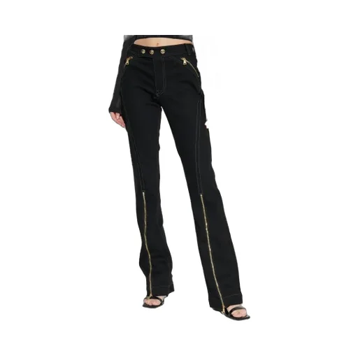 Zip-Detailed Jeans
