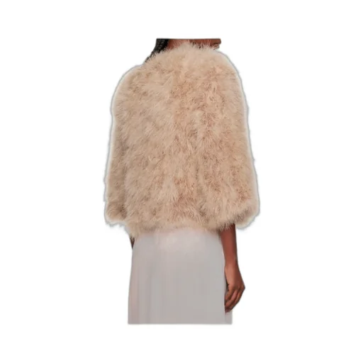 Short Feather Jacket