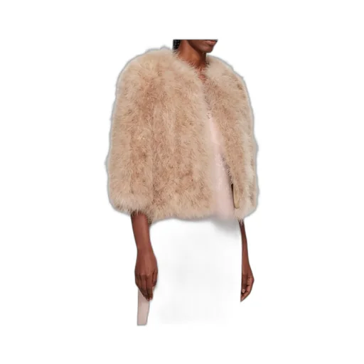Short Feather Jacket