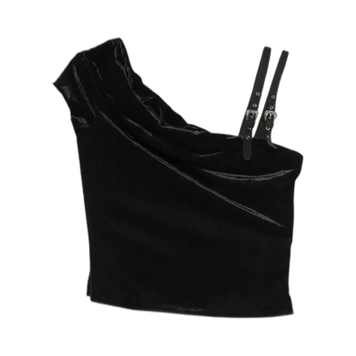 Velvet Off-Shoulder Top