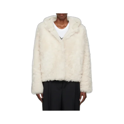 Short Hooded Fur Jacket