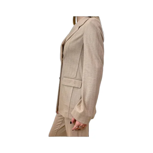 Long-Sleeved Suit Jacket