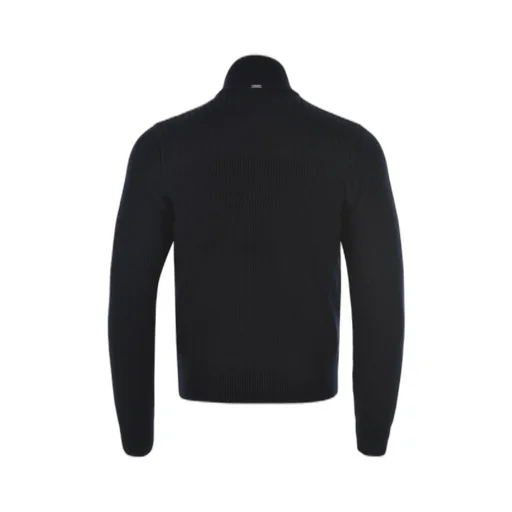Long-Sleeved Knitted Cardigan