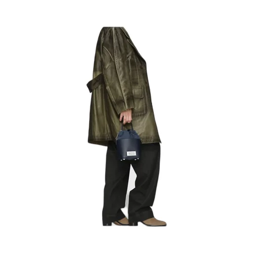 Double-Breasted Caban Coat