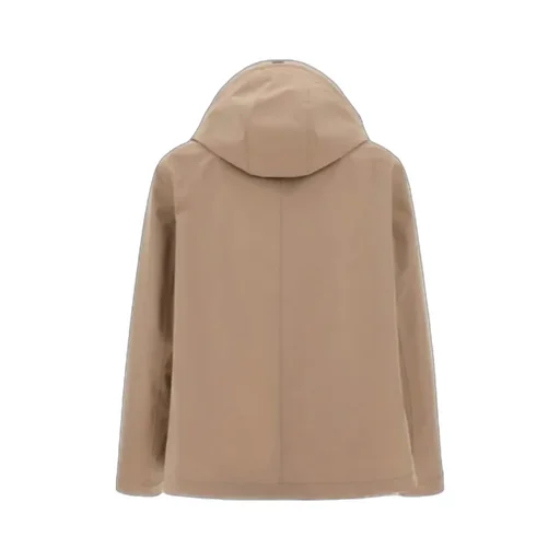 Hooded Buttoned Jacket