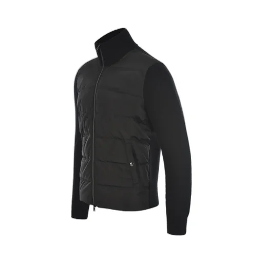 Zipper Long Sleeve Down Jacket
