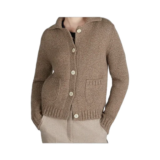 Button-Up Patch-Pocket Cardigan