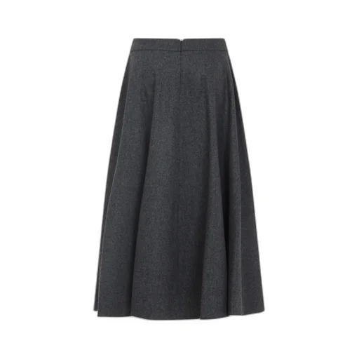 Wool Flannel Skirt