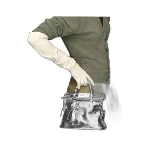 5Ac Metallic Effect Mini Handbag