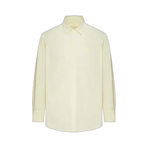Fox Head Embroidered Long-Sleeved Shirt