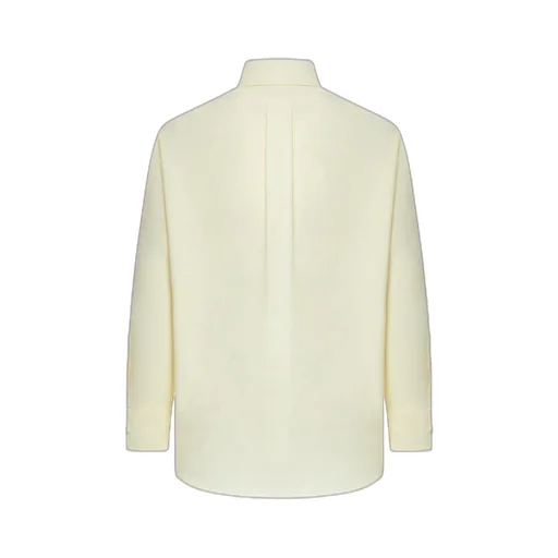 Fox Head Embroidered Long-Sleeved Shirt