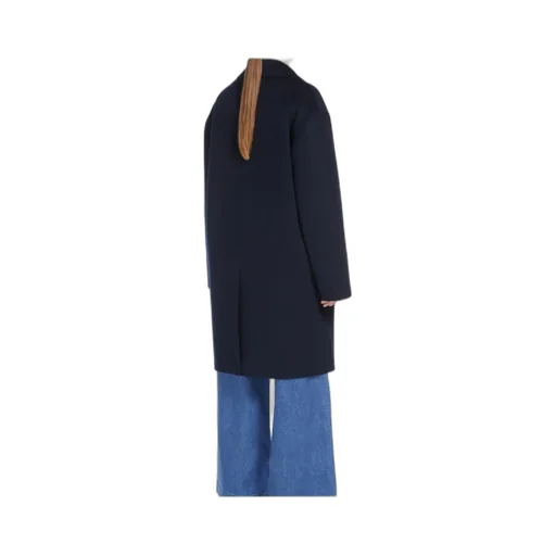 Single-Breasted Long-Sleeved Coat