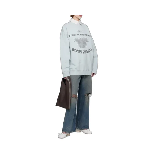 Numbers-Motif Sweatshirt
