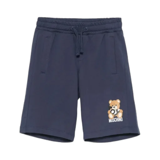 Teddy Bear-Print Shorts
