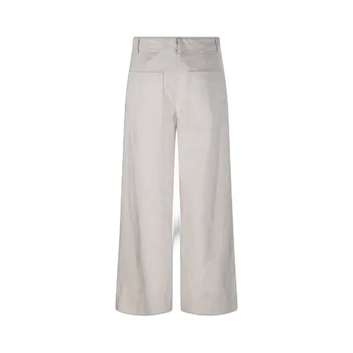 Button Detailed Wide Leg Pants