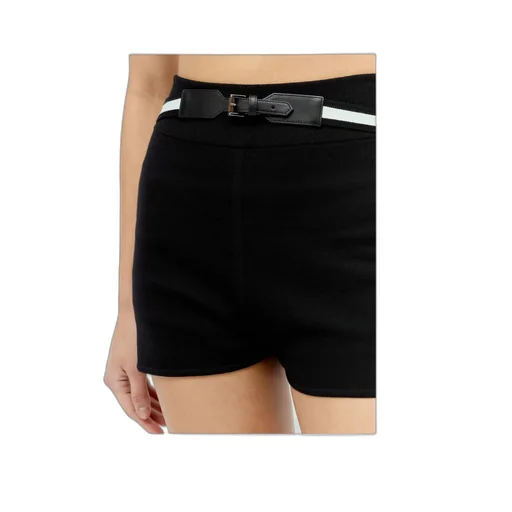 Mid-Rise Knitted Shorts