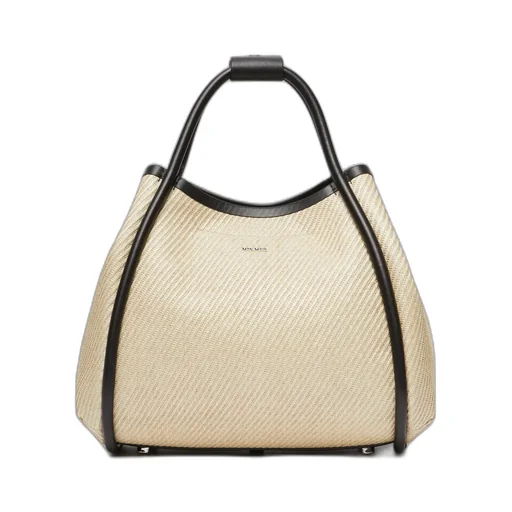 Logo Plaque Top Handle Bag