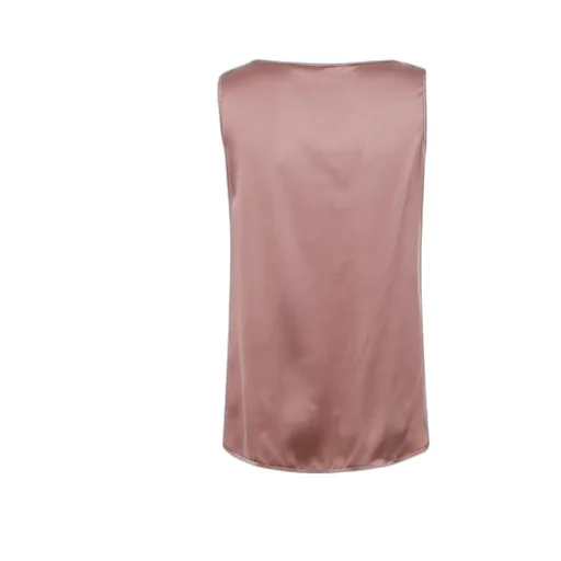 Round Collar Sleeveless Vest