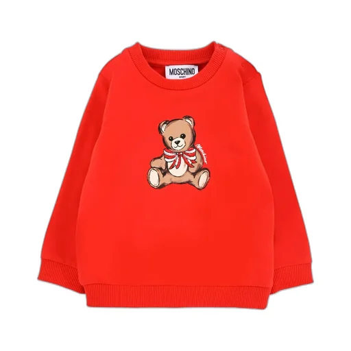 Teddy Bear Print Sweatshirt
