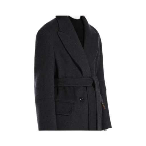 Double-Breasted Cashmere Coat