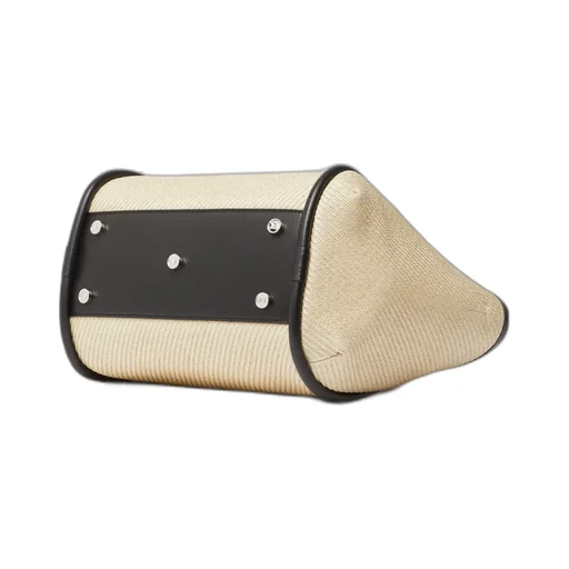 Logo Plaque Top Handle Bag