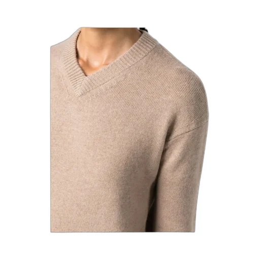 V-Neck Long-Sleeved Jumper